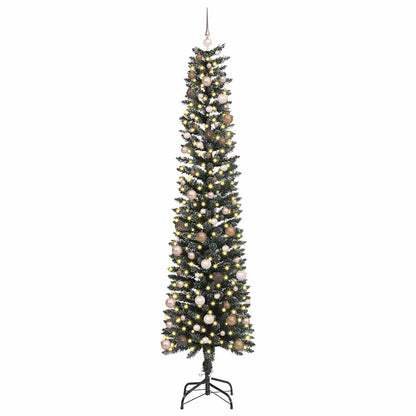Albero di Natale artificiale con 300 LED Verde 58 x 58 x 240 cm