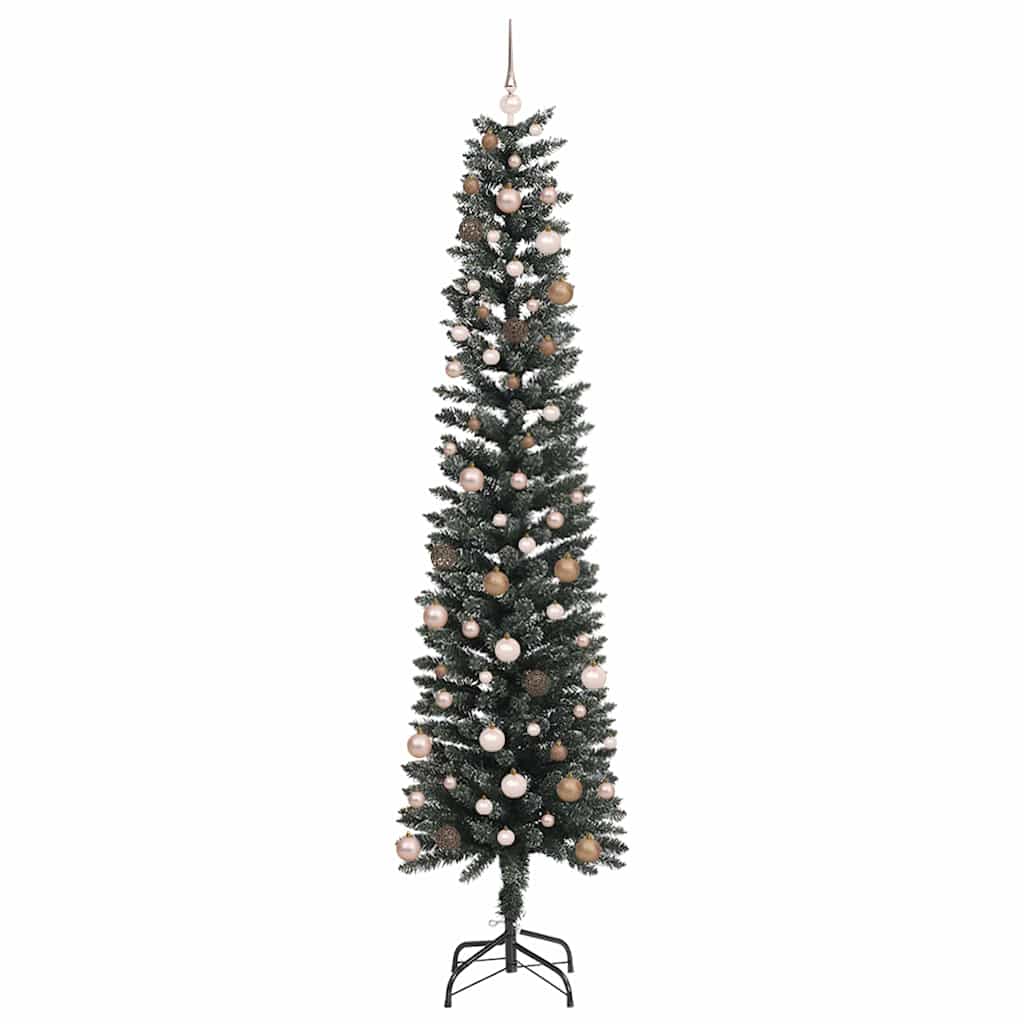 Albero di Natale artificiale con 300 LED Verde 58 x 58 x 240 cm