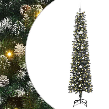 Albero di Natale artificiale con 300 LED Verde 58 x 58 x 240 cm