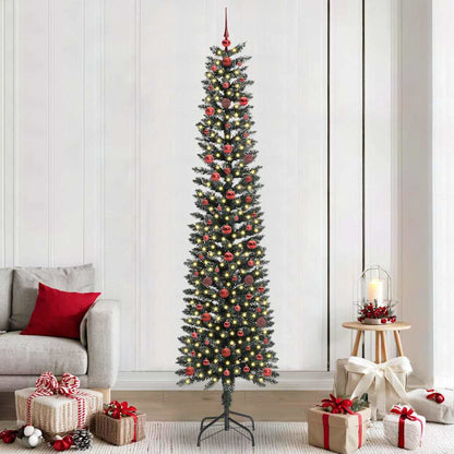 Albero di Natale artificiale con 300 LED Verde 58 x 58 x 240 cm