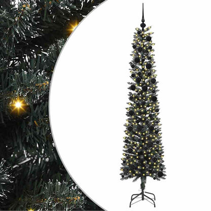 Albero di Natale artificiale con 300 LED Verde 58 x 58 x 240 cm