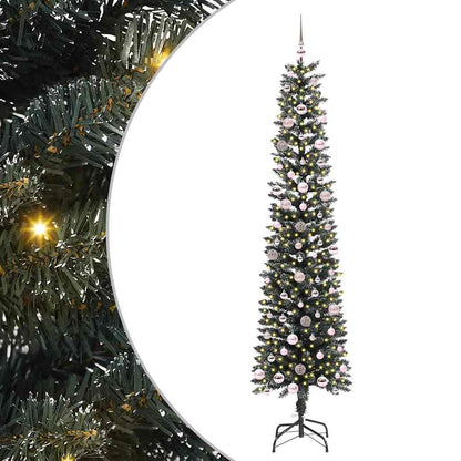 Albero di Natale artificiale con 300 LED Verde 58 x 58 x 240 cm