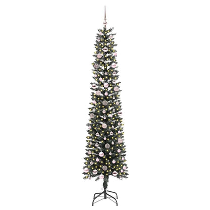 Albero di Natale artificiale con 300 LED Verde 58 x 58 x 240 cm