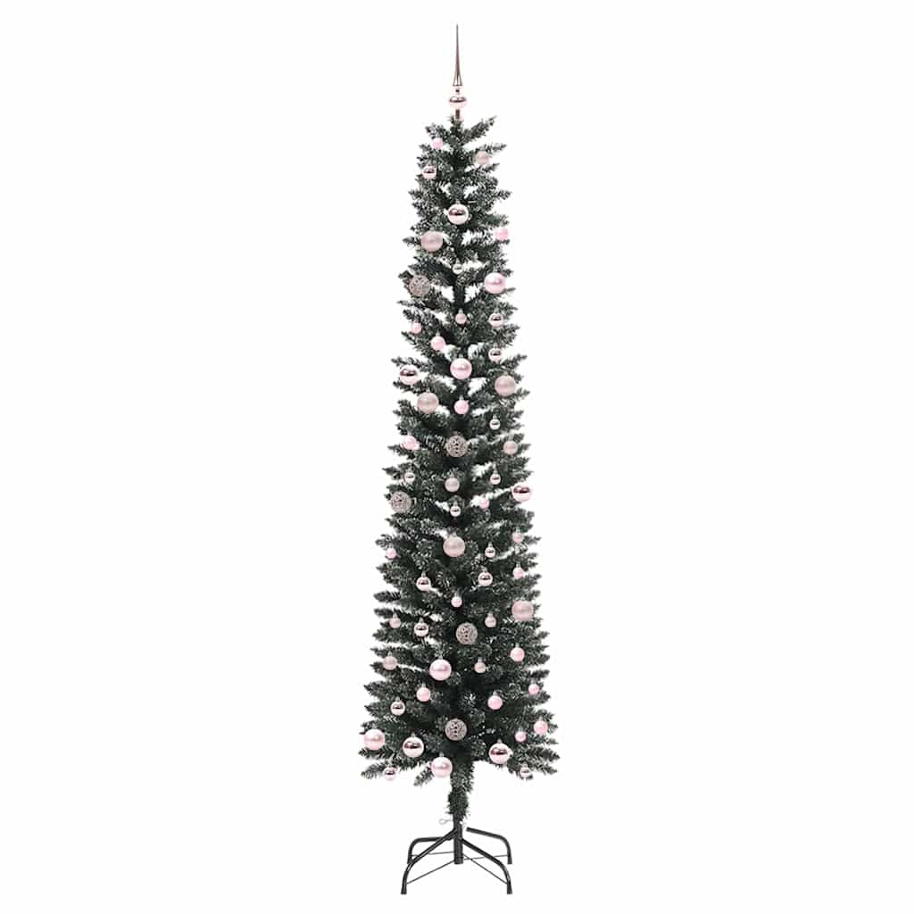 Albero di Natale artificiale con 300 LED Verde 58 x 58 x 240 cm