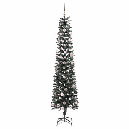 Albero di Natale artificiale con 300 LED Verde 58 x 58 x 240 cm