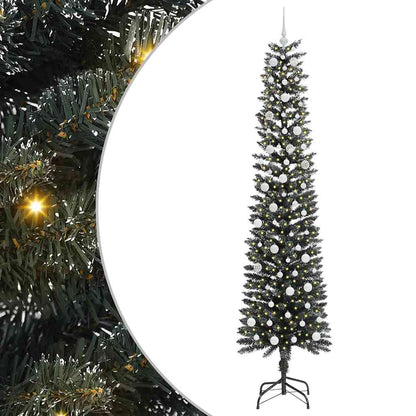 Albero di Natale artificiale con 300 LED Verde 58 x 58 x 240 cm