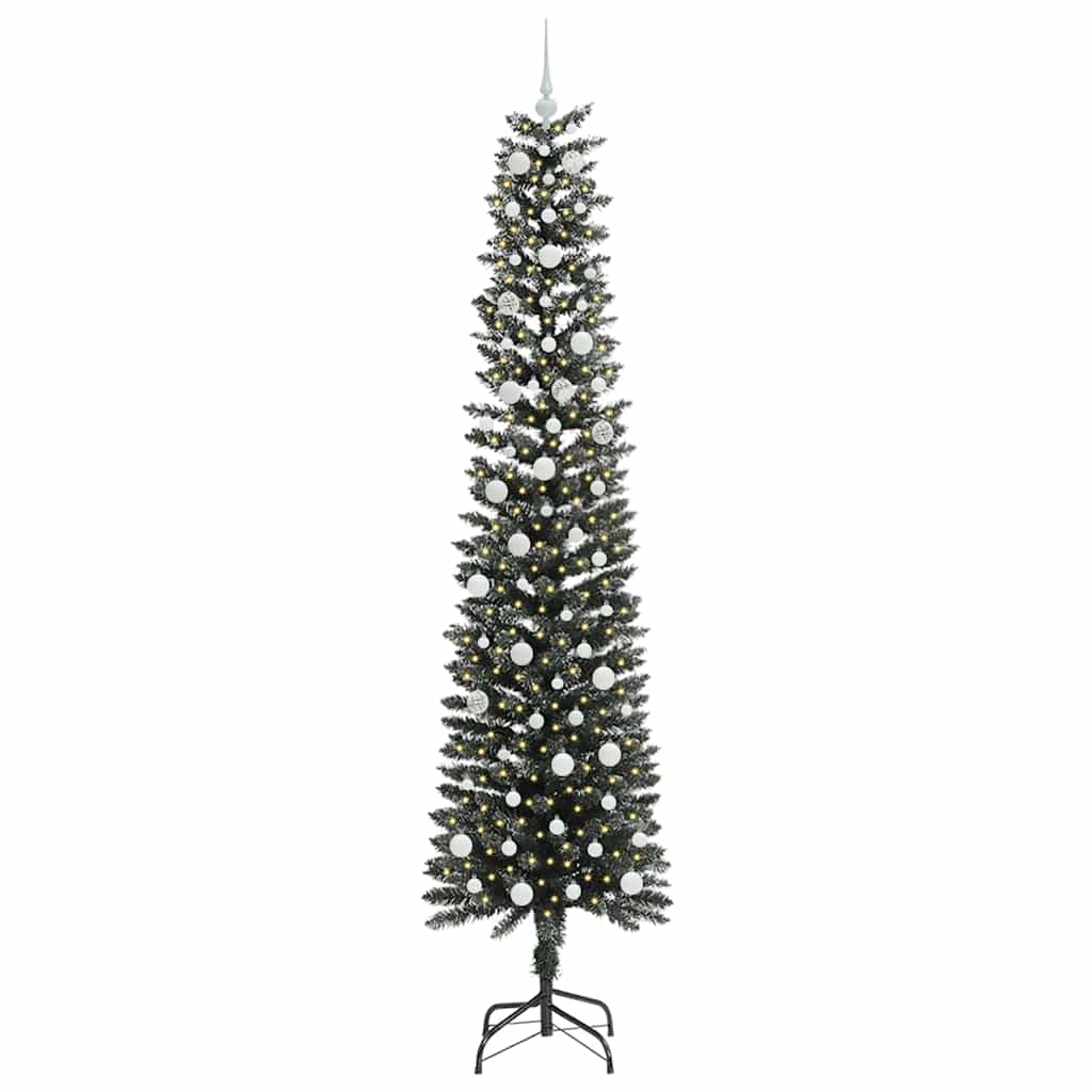 Albero di Natale artificiale con 300 LED Verde 58 x 58 x 240 cm