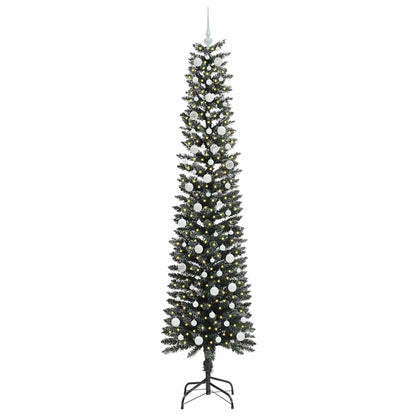 Albero di Natale artificiale con 300 LED Verde 58 x 58 x 240 cm