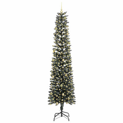 Albero di Natale artificiale con 300 LED Verde 58 x 58 x 240 cm