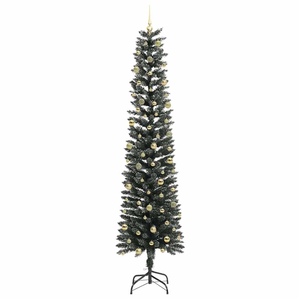 Albero di Natale artificiale con 300 LED Verde 58 x 58 x 240 cm
