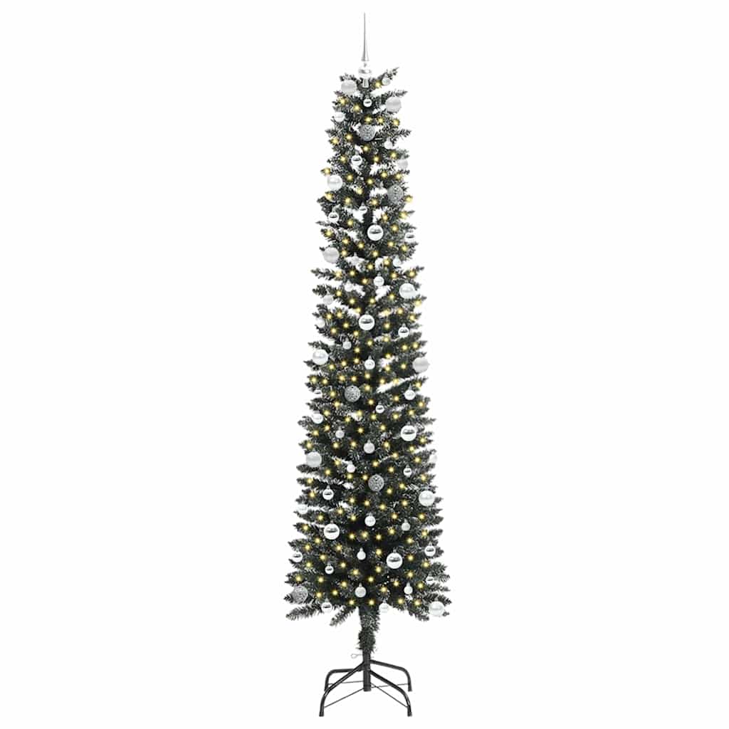 Albero di Natale artificiale con 300 LED Verde 58 x 58 x 240 cm
