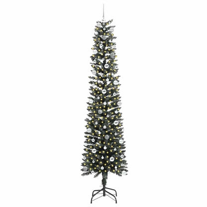 Albero di Natale artificiale con 300 LED Verde 58 x 58 x 240 cm