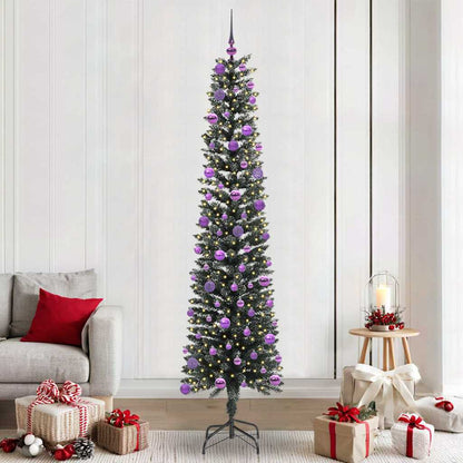 Albero di Natale artificiale con 300 LED Verde 58 x 58 x 240 cm