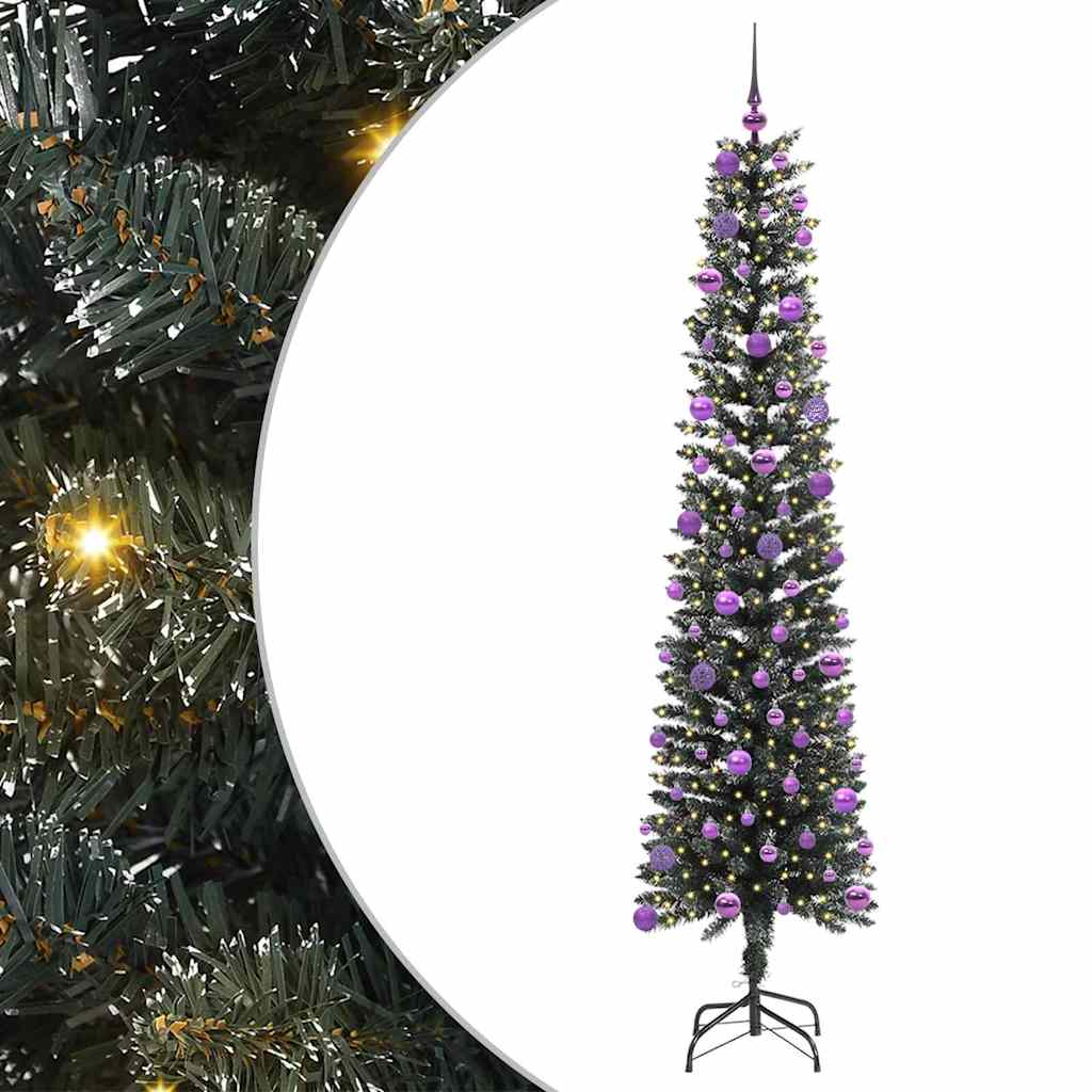 Albero di Natale artificiale con 300 LED Verde 58 x 58 x 240 cm