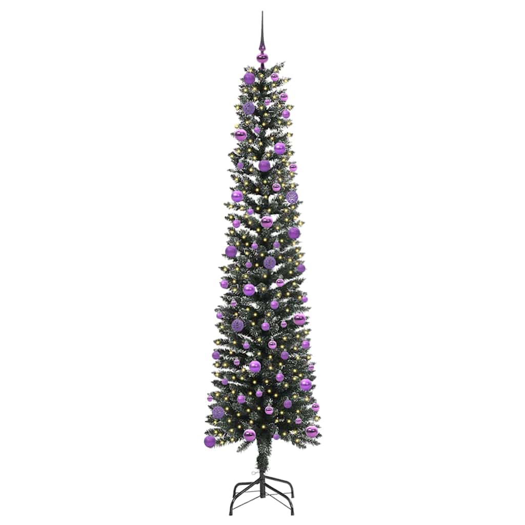 Albero di Natale artificiale con 300 LED Verde 58 x 58 x 240 cm