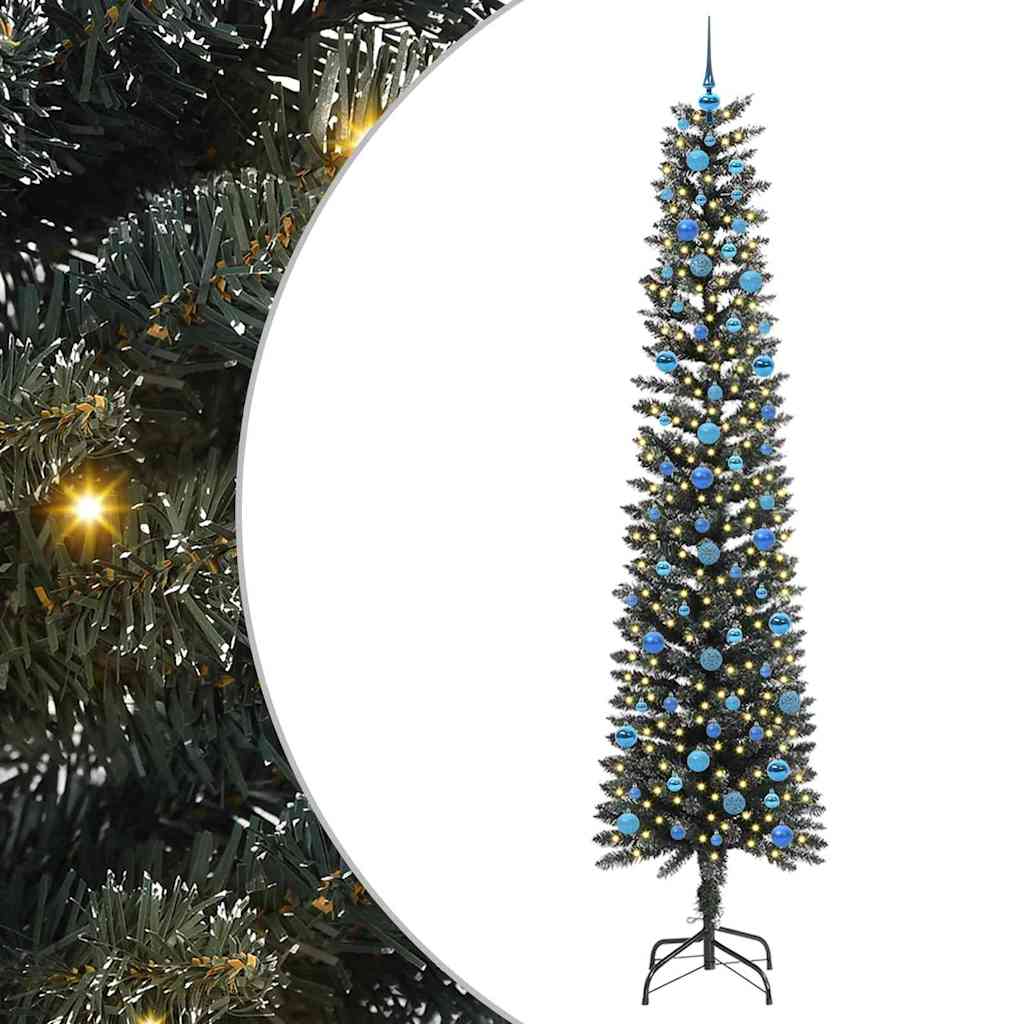 Albero di Natale artificiale con 300 LED Verde 58 x 58 x 240 cm