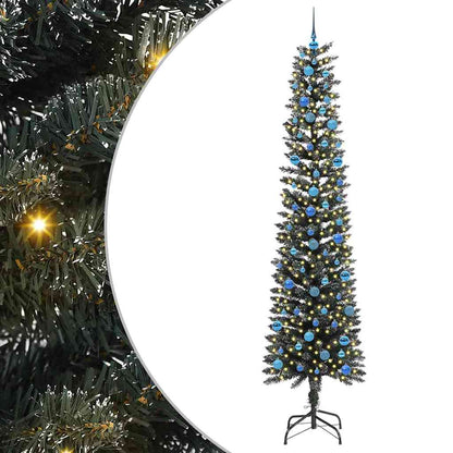 Albero di Natale artificiale con 300 LED Verde 58 x 58 x 240 cm