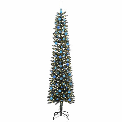 Albero di Natale artificiale con 300 LED Verde 58 x 58 x 240 cm
