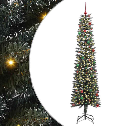 Albero di Natale artificiale con 300 LED Verde 58 x 58 x 240 cm
