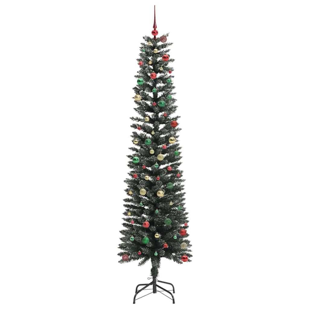 Albero di Natale artificiale con 300 LED Verde 58 x 58 x 240 cm
