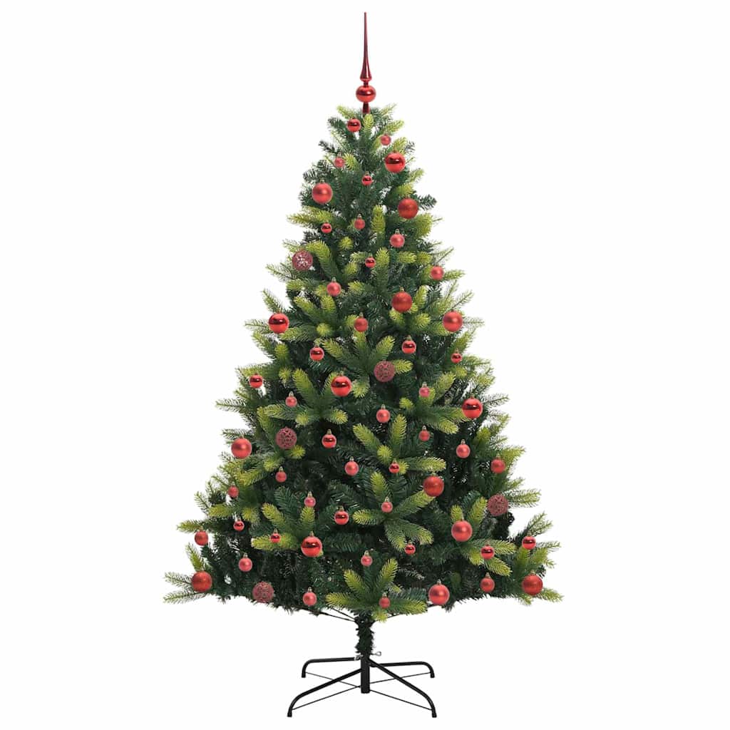 Albero di Natale Artificiale a Cerniera con 300 LED 180 cm