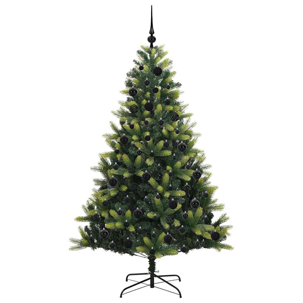 Albero di Natale Artificiale a Cerniera con 300 LED 180 cm