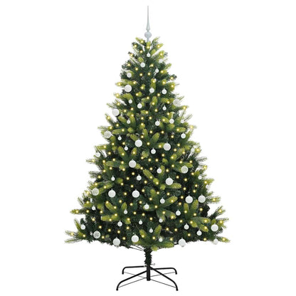 Albero di Natale Artificiale a Cerniera con 300 LED 180 cm
