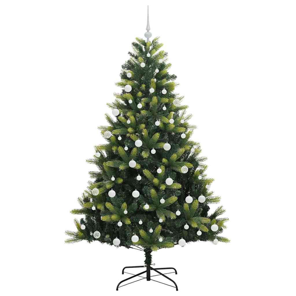 Albero di Natale Artificiale a Cerniera con 300 LED 180 cm