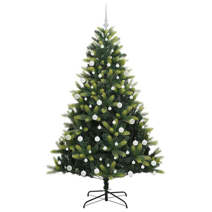 Albero di Natale Artificiale a Cerniera con 300 LED 180 cm