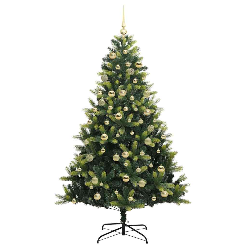 Albero di Natale Artificiale a Cerniera con 300 LED 180 cm