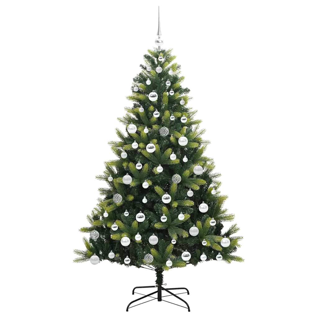 Albero di Natale Artificiale a Cerniera con 300 LED 180 cm