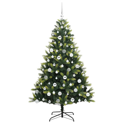 Albero di Natale Artificiale a Cerniera con 300 LED 180 cm