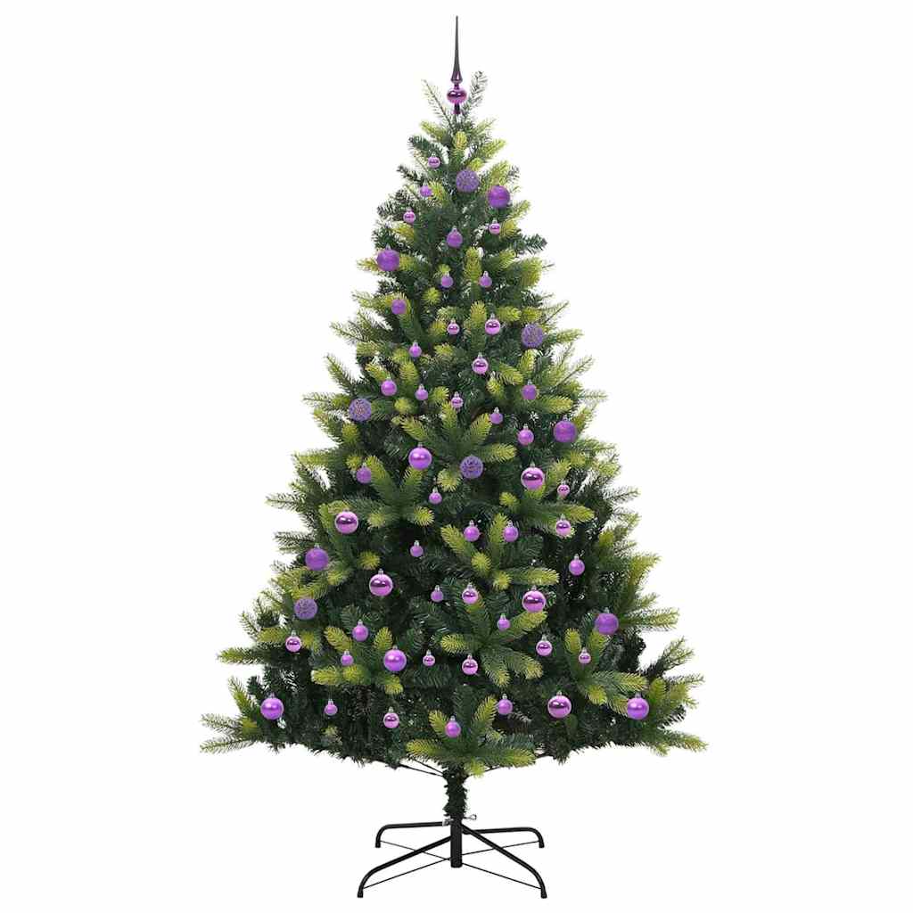 Albero di Natale Artificiale a Cerniera con 300 LED 180 cm