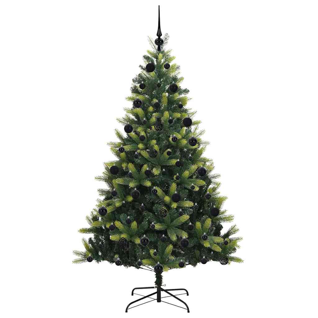 Albero di Natale Artificiale a Cerniera con 300 LED 210 cm