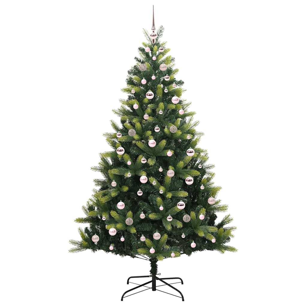 Albero di Natale Artificiale a Cerniera con 300 LED 210 cm