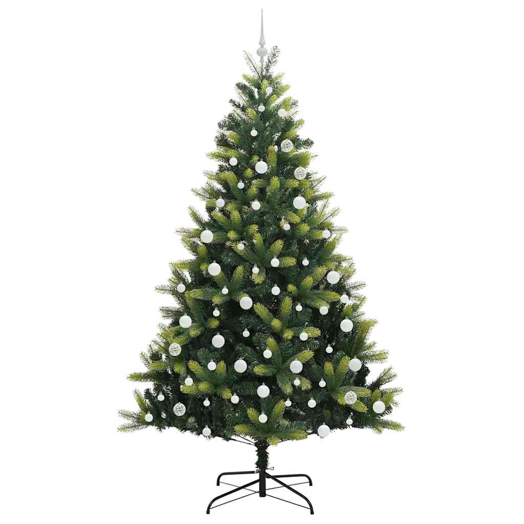 Albero di Natale Artificiale a Cerniera con 300 LED 210 cm