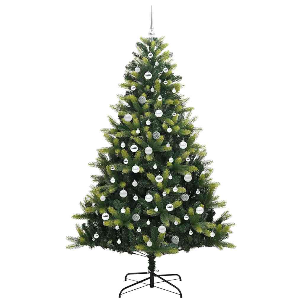 Albero di Natale Artificiale a Cerniera con 300 LED 210 cm