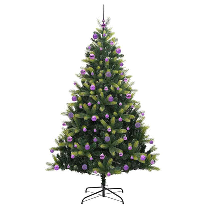 Albero di Natale Artificiale a Cerniera con 300 LED 210 cm