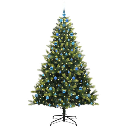 Albero di Natale Artificiale a Cerniera con 300 LED 210 cm
