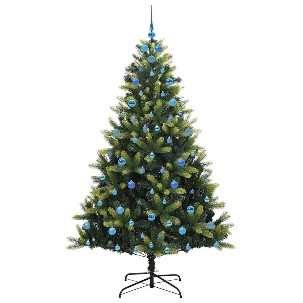 Albero di Natale Artificiale a Cerniera con 300 LED 210 cm