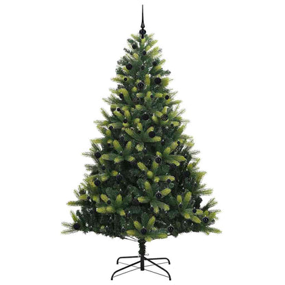 Albero di Natale Artificiale a Cerniera con 300 LED 240 cm