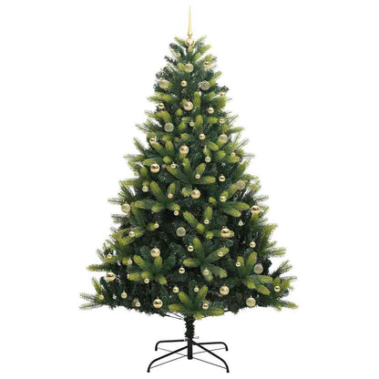 Albero di Natale Artificiale a Cerniera con 300 LED 240 cm