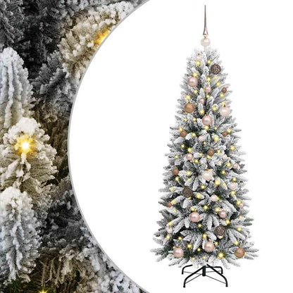 Albero di Natale artificiale Bianco 63 x 63 x 150 cm