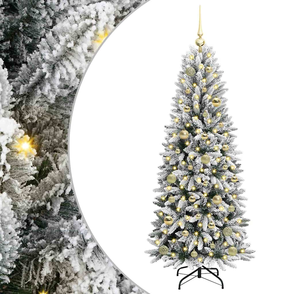 Albero di Natale artificiale Bianco 63 x 63 x 150 cm