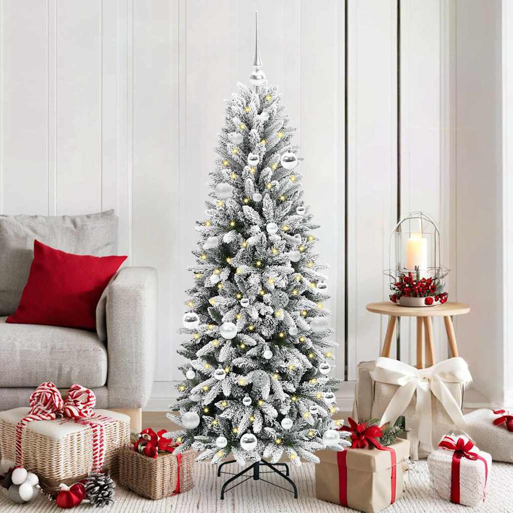 Albero di Natale artificiale Bianco 63 x 63 x 150 cm