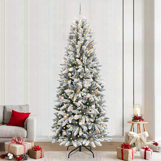 Albero di Natale artificiale Bianco 93 x 93 x 240 cm
