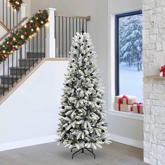 Albero di Natale artificiale Bianco 93 x 93 x 240 cm