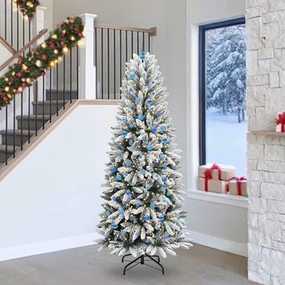 Albero di Natale artificiale Bianco 93 x 93 x 240 cm