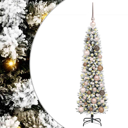 Albero di Natale artificiale con 150 LED Bianco 120 cm