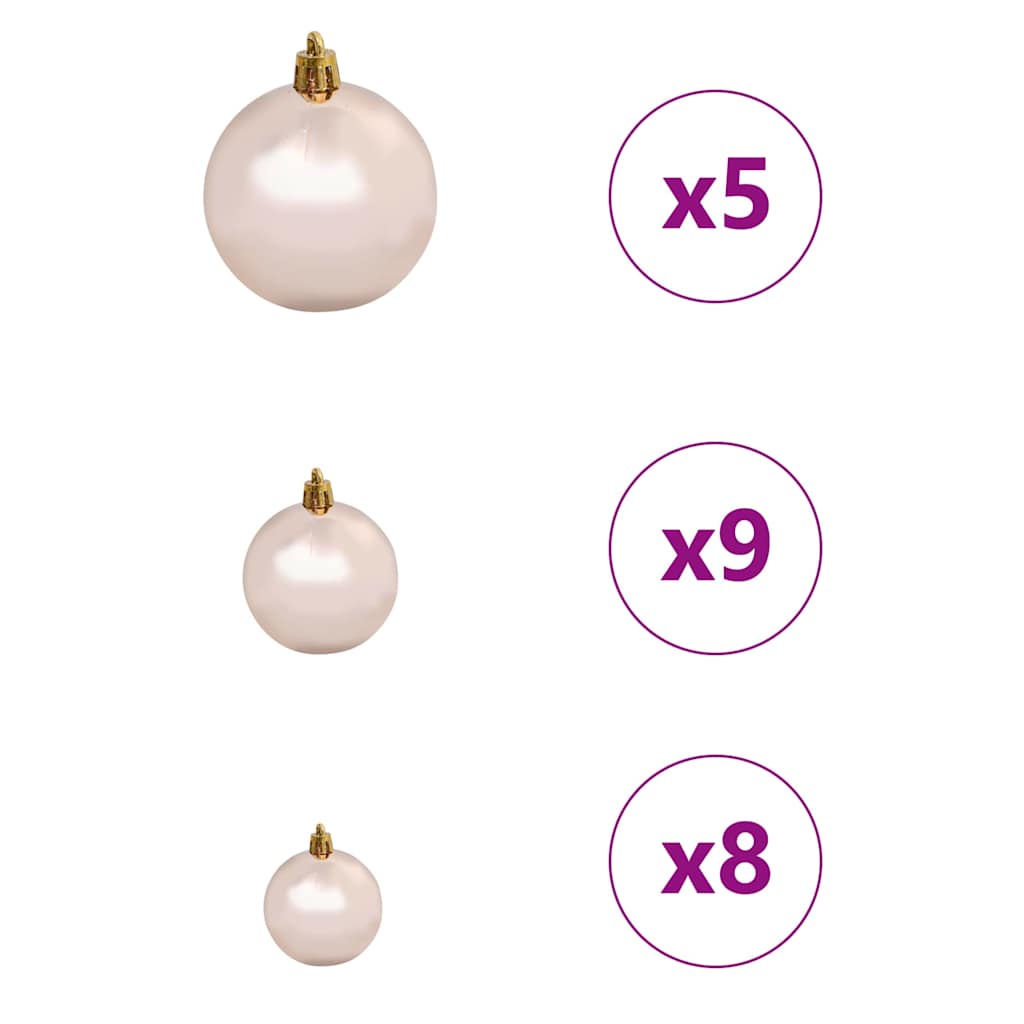 Albero di Natale artificiale con 150 LED Bianco 120 cm